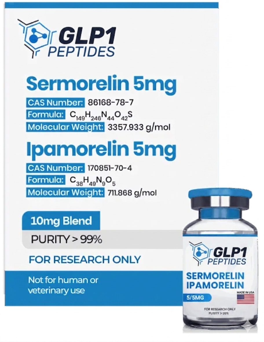 Sermorelin & Ipamorelin Blend (10mg)